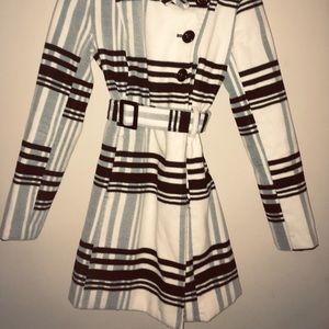 Womens Dress Double Breasted Button Up Jacket